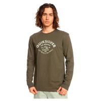 тениска,мъжки,тениски,quiksilver,script,talk,long,sleeve,t,shirt,green,(grape,leaf)