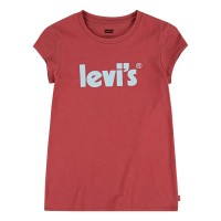 тениска,детски,тениски,levi´s,®,basic,short,sleeve,t,shirt,mineral,red,(red)