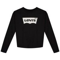 тениска,детски,тениски,levi´s,®,light bright meet & greet,long,sleeve,t,shirt,black