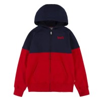 блуза,детски,блузи,levi´s,®,varsity colorblocked,full,zip,sweatshirt,red,black,(naval,academy)