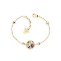 бижутерия,guess,4g,logo,boule,jubb01394jwygs,bracelet,golden,(gold)