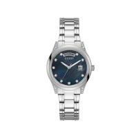 часовник,часовници,guess,aura,watch,silver