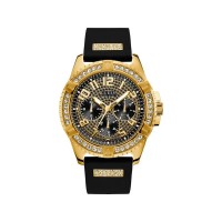 часовник,часовници,guess,gents,frontier,watch,black,(golden)