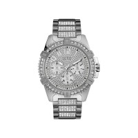часовник,часовници,guess,gents,frontier,watch,silver,(silver)