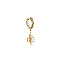 бижутерия,guess,knight,flower,jume01327jwagt,earrings,golden,(gold)