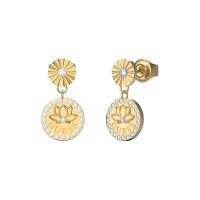 бижутерия,guess,lotus,jube01344jwygt,earrings,gold
