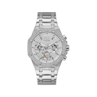 часовник,часовници,guess,momentum,watch,silver