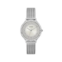 часовник,часовници,guess,soiree,watch,silver