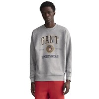 блуза,мъжки,пуловери,gant,d1,crest,shield,sweatshirt,grey