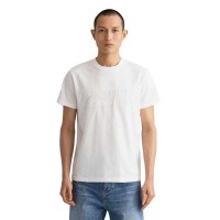 тениска,мъжки,тениски,gant,d1,tonal,archive,shield,short,sleeve,t,shirt,white,(eggshell)