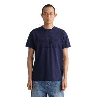 тениска,мъжки,тениски,gant,d1,tonal,archive,shield,short,sleeve,t,shirt,blue
