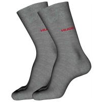 чорапи,мъжки,чорапи,hugo,50468099,socks,2,pairs,black,(medium,grey)