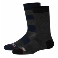 чорапи,мъжки,чорапи,saxx,underwear,whole,crew,socks,2,pairs,black,heather,ombre,rugby,(black)