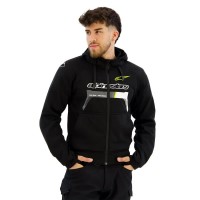 суичър,мъжки,пуловери,alpinestars,chrome,ignition,hoodie,black,yellow,fluo,(black)