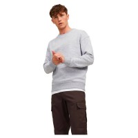 блуза,мъжки,пуловери,jack,&,jones,star,basic,sweatshirt,light,grey,melange,(black)