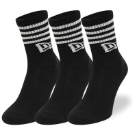 чорапи,мъжки,чорапи,new,era,stripe,crew,crew,socks,3,pairs,black,(black)