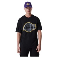 тениска,мъжки,тениски,new,era,nba,os,outline,mesh,los,angeles,lakers,short,sleeve,t,shirt,black,(black)