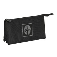 канцеларски,принадлежности,safta,triple,the,mandalorian,teen,pencil,case,black,(multicolor)