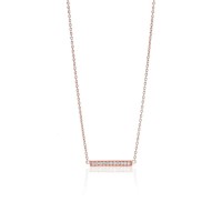 бижутерия,sif,jakobs,c1011,cz,rg,necklace,golden,(pink)