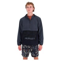 яке,мъжки,якета,hurley,phantom+,packable,anorak,jacket,dark,stone,grey,(blue)