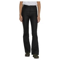 панталони,мъжки,панталони,дамски,панталони,noisy,may,sallie,flare,coated,high,waist,pants,black,(black)