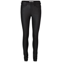 панталони,дамски,панталони,vero,moda,seven,smooth,coated,pants,black,detail,coated,(black)