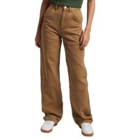 панталони,дамски,панталони,superdry,vintage,wide,carpenter,pants,brown,(sandstone)