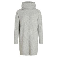 блуза,дамски,пуловери,дамски,плетени,дрехи,vila,cilia,14074330,high,neck,sweater,light,grey,melange,(grey)