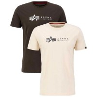 тениска,мъжки,тениски,alpha,industries,alpha,label,short,sleeve,t,shirt,2,units,beige,(black,olive,jet,stream,white)