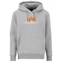 суичър,мъжки,пуловери,alpha,industries,basic,rubber,hoodie,grey,heather,(grey)