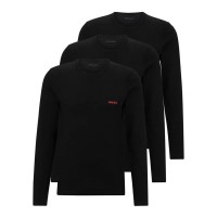 мъжко,бельо,hugo,10217251,01,long,sleeve,base,layer,3,units,black,(black)