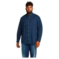 риза,с,дълъг,ръкав,мъжки,ризи,jack,&,jones,oxford,plus,size,long,sleeve,shirt,blue