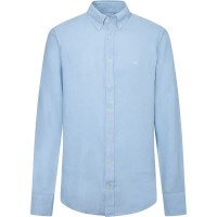 риза,с,дълъг,ръкав,мъжки,ризи,hackett,garment,dyed,linen,b,long,sleeve,shirt,sky,(blue)