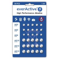 батерии,everactive,agmix30bl,alkaline,battery,40,units,multicolour,(multicolor)