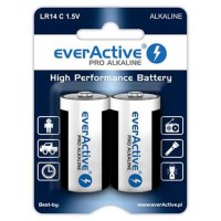 батерии,everactive,pro,lr14,c,alkaline,battery,2,units,multicolour,(white)