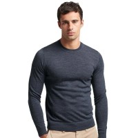 блуза,мъжки,пуловери,superdry,studios,merino,sweatshirt,blue,(regal,navy)