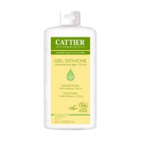 хигиена,тяло,cattier,refrescante,verbena,1l,shower,gel,clear