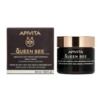 специфични,козметични,продукти,apivita,queen,bee,antiage,night,moisturizer,golden