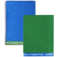 хавлиена,кърпа,хавлии,benetton,90x160,cm,towel,2,units,blue,green,(green)