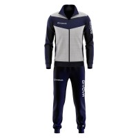 анцуг,мъжки,анцузи,givova,luxury,visa,tracksuit,light,grey,melange,navy,blue,(blue,grey)