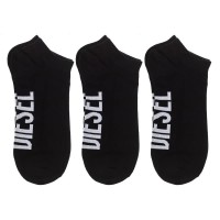 чорапи,мъжки,чорапи,diesel,00si8h,0ldaz,half,short,socks,3,pairs,black,(black)