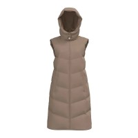потник,дамски,жилетки,pieces,jamilla,long,vest,brown,(silver,mink)