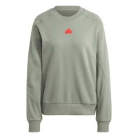 блуза,дамски,блузи,adidas,c,esc,lo,crew,sweatshirt,silver,green,(green)