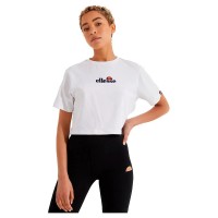 тениска,дамски,тениски,ellesse,fireball,crop,short,sleeve,t,shirt,white