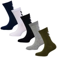 чорапи,детски,чорапи,hummel,make,my,day,socks,5,units,multicolor,(dark,olive)