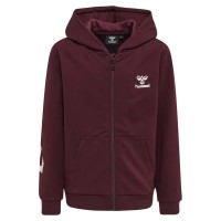 блуза,детски,блузи,hummel,trece,full,zip,sweatshirt,red,(windsor,wine)