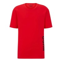 тениска,мъжки,тениски,hugo,relaxed,10250129,01,short,sleeve,t,shirt,open,pink,(red)