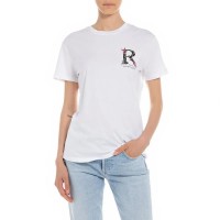 тениска,дамски,тениски,replay,w3572e.000.22536p,short,sleeve,t,shirt,white,(optical,white)
