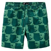 бански,гащета,мъжки,бански,костюми,globe,circuits,poolshort,swimming,shorts,night,green,(green)