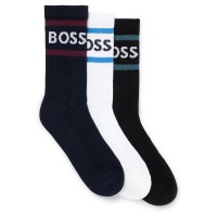 чорапи,мъжки,чорапи,boss,3p,rib,stripe,cc,socks,open,miscellaneous,(multicolor)
